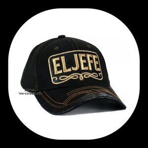 MEXICAN Hat EL JEFE Western Style Embroidered Trucker Mesh Snapback Baseball Cap
